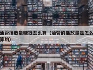 油管播放量赚钱怎么算（油管的播放量是怎么算的）