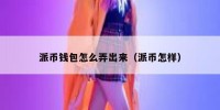 派币钱包怎么弄出来（派币怎样）
