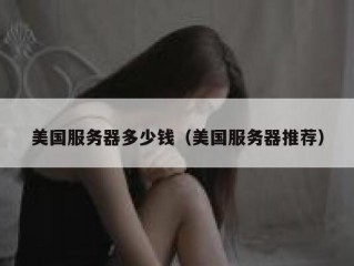 美国服务器多少钱（美国服务器推荐）