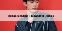 服务器代理美国（服务器代理ip购买）