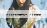 抖音加粉有没有风险啊（抖音粉加加）