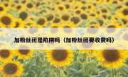 加粉丝团是陷阱吗（加粉丝团要收费吗）