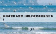 网络油管什么意思（网络上说的油管是指什么）
