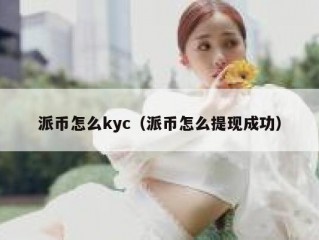 派币怎么kyc（派币怎么提现成功）