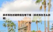 派币钱包创建教程在哪下载（派币钱包怎么创建）