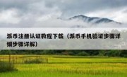 派币注册认证教程下载（派币手机验证步骤详细步骤详解）