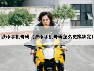 派币手机号码（派币手机号码怎么更换绑定）