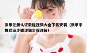 派币注册认证教程视频大全下载安装（派币手机验证步骤详细步骤详解）