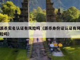派币实名认证有风险吗（派币身份证认证有风险吗）
