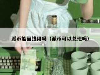 派币能当钱用吗（派币可以兑现吗）