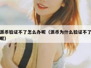 派币验证不了怎么办呢（派币为什么验证不了呢）