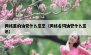 网络里的油管什么意思（网络名词油管什么意思）