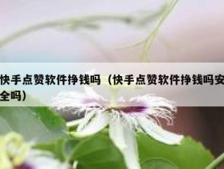 快手点赞软件挣钱吗（快手点赞软件挣钱吗安全吗）