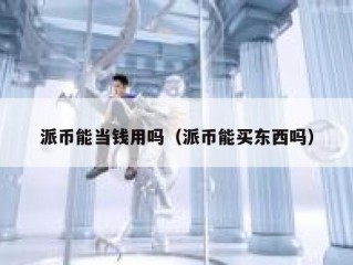 派币能当钱用吗（派币能买东西吗）