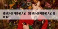 连接外国网络的入口（连接外国网络的入口是什么）