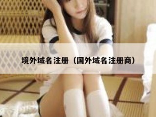 境外域名注册（国外域名注册商）