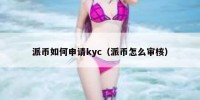 派币如何申请kyc（派币怎么审核）