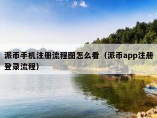 派币手机注册流程图怎么看（派币app注册登录流程）