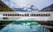 抖音加粉丝团有什么待遇（抖音加粉丝团能挣钱吗）