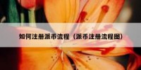 如何注册派币流程（派币注册流程图）