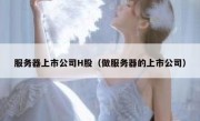 服务器上市公司H股（做服务器的上市公司）