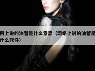 网上说的油管是什么意思（网络上说的油管是什么软件）