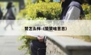 赞怎么样（赞赞啥意思）