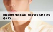 重庆限号抓拍几率大吗（重庆限号抓拍几率大吗今天）