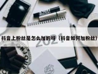 抖音上粉丝是怎么加的呀（抖音如何加粉丝）