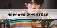 海外软件有哪些（海外软件下载工具）