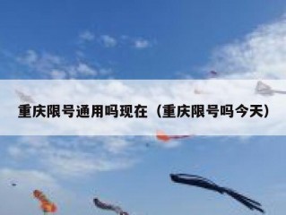 重庆限号通用吗现在（重庆限号吗今天）