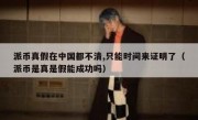 派币真假在中国都不清,只能时间来证明了（派币是真是假能成功吗）