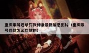 重庆限号违章罚款标准最新消息图片（重庆限号罚款怎么罚款的）