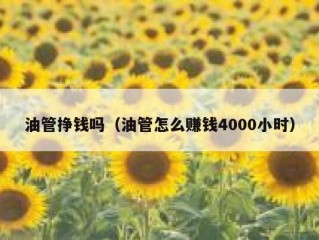 油管挣钱吗（油管怎么赚钱4000小时）