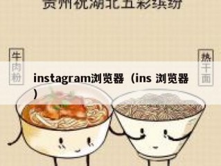 instagram浏览器（ins 浏览器）