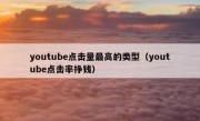 youtube点击量最高的类型（youtube点击率挣钱）