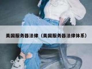 美国服务器法律（美国服务器法律体系）