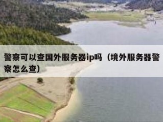 警察可以查国外服务器ip吗（境外服务器警察怎么查）