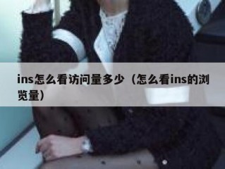 ins怎么看访问量多少（怎么看ins的浏览量）