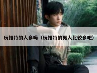 玩推特的人多吗（玩推特的男人比较多吧）