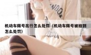 机动车限号出行怎么处罚（机动车限号被拍到怎么处罚）