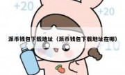 派币钱包下载地址（派币钱包下载地址在哪）