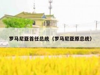罗马尼亚首任总统（罗马尼亚原总统）