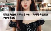 国外服务器租用平台是什么（海外服务器租用平台哪家强）
