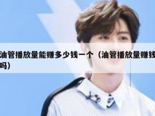 油管播放量能赚多少钱一个（油管播放量赚钱吗）