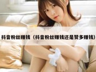 抖音粉丝赚钱（抖音粉丝赚钱还是赞多赚钱）