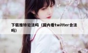 下载推特犯法吗（国内看twitter合法吗）