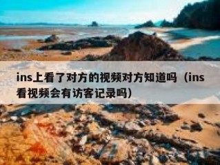 ins上看了对方的视频对方知道吗（ins看视频会有访客记录吗）