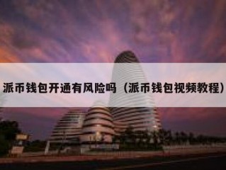 派币钱包开通有风险吗（派币钱包视频教程）