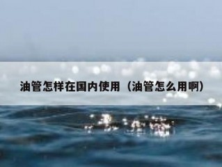油管怎样在国内使用（油管怎么用啊）